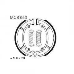 Колодки гальмівні барабанні LUCAS MCS953