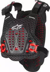 Моточерепаха Alpinestars A-5 Plasma, Чорний/Червоний/Білий, XL, XXL