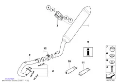 Комплект эл-тов крепления коллектора (71607713919)