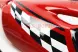 Пластик задній бічний лівий та правий комплект 2шт Yamaha Jintian F14 (присутні дрібні подряпини) чорний/червоний (Китай) - Фото 3