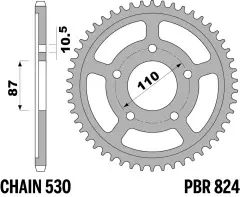 Зірка задня PBR 824.46C45