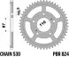Зірка задня PBR 824.46C45