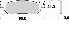 Колодки тормозные дисковые Braking 822SM1