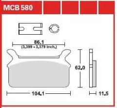 Колодки гальмівні дискові LUCAS MCB580
