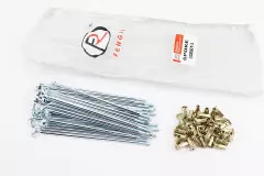 Спиця заднього 17 колеса L=150мм, D=4мм, 36 шт Loncin LX200GY-3, (FENGRI), Срібний