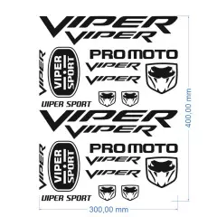 Наклейка логотип Viper Universal, Чорний