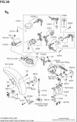 Nut flanged 5mm vz16 (K9201-51656-000)