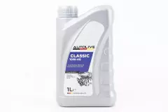 Олива моторна AUTOLIVE Classiс 4T 10W-40 напівсинтетична універсальна 1L