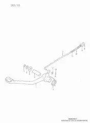 Rod assy,rr brake (43300-04410-000)