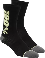 Шкарпетки 100% Rythym, Чорний/Жовтий, M, S