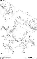Bar,front footrest g (43516-37H00-000)