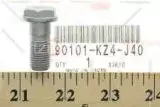 Болт с фланцем BOLT, FLANGE, 8X22 (90125-KZ4-J40)