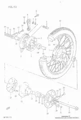 Drum sprocket gn125 (64610-05301-000)