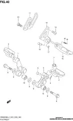 Footrest rm85 (43550-03B00-019)