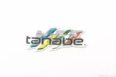 Наклейка шильдик TANABE (14х5) хром (4524)