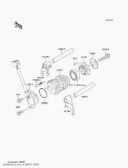 Тяга-зсува KLX110-A1 (490471058)