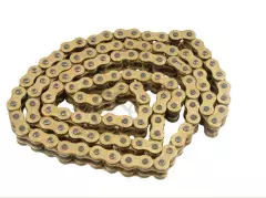 Ланцюг приводний 428-100H Delta, Alpha, Honda, CB/ CG125, Yamaha TT125, ZUBR (жёлтая) (mod.A), (JING )