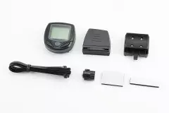 Велокомп`ютер бездротовий 15-функцій вологозахисний чорний (без батарейок) Crosser, (Viper)