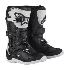 Мотоботи підліткові Alpinestars Tech 3S Youth, Чорний/Білий, 6