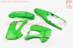 Комплект пластику 6 деталей ПІТБАЙК зелений (Китай)