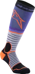 Шкарпетки Alpinestars MX Pro, Чорний/Фіолетовий, M