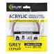 Стрічка клеюча двостороння SOLAR ACRYLIC (VHB) сіра, 12мм - 2м