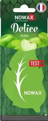 Ароматизатор повітря целюлозний Nowax Delice - Apple 10г