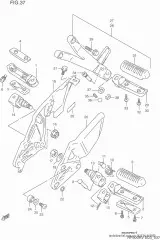 Bar,front footrest,n (43534-46E00-000)