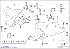 Кронштейн задн. прав. (71607650384)