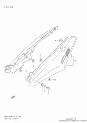Emblem,seat dl650a/k (68161-27G00-DTK)