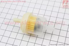 Фільтр паливний прозорий з магнітом великий елемент папір тип 3 (Китай)