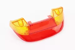 Скло стопа червоне + поворотів, жовті 3шт Honda DIO AF-27/28, (Китай)