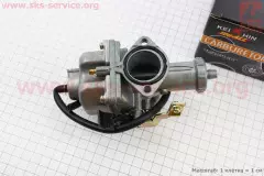 Карбюратор СВ/CG-200 дифузор 30мм дросель під трос, якісний аналог (KEIHIN)