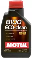Олива моторна Motul 8100 ECO-CLEAN SAE 5W-30 синтетична 1л