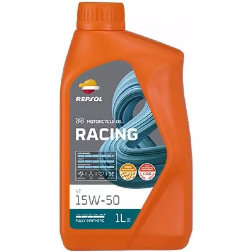 Олива моторна REPSOL RACING 4T 15W-50 1 л.
