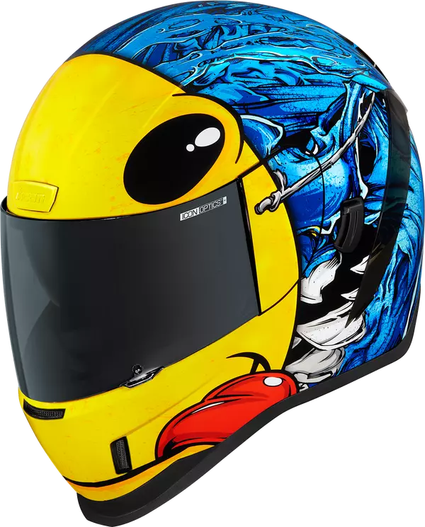 Шолом ICON Airform Brozak, Синій/Жовтий, L