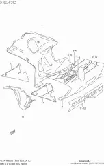 Tape gsx-r600/k3 (68195-39F40-YBA)