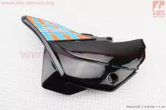 Пластик бічний передній лівий X-Road Light 200-250 чорний з помаранчевий малюнком (Китай)