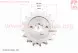 Зірка передня BOXER BM/ВМX 150cc 428H-16T (KMC) - Фото 2