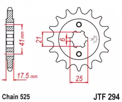 Зірка передня JT Sprockets JTF294.15