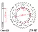 Зірка задня JT Sprockets JTR487.42