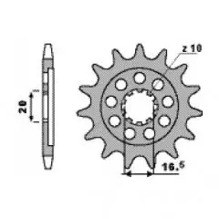 Зірка передня Sunstar SS 211713