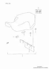 Clamp comp,seat (45210-40B00-000)