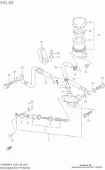 Hose, res. tank gsx6 (69731-08F00-000)