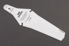 Крило поліпропіленове під сідло швидкознімне білий, (Китай)