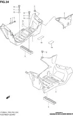 Lid,footrest lt-z90 (63332-08H00-291)