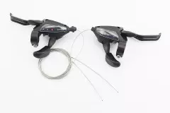 Перемикачі, (моноблок) 3x8 швидкості чорні, (SHIMANO)