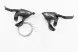 Перемикачі, (моноблок) 3x8 швидкості чорні, (SHIMANO)