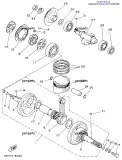 Поршень (O/S 0.50мм) :: PISTON (0.50MM O/S) (1UY-11636-01-00)