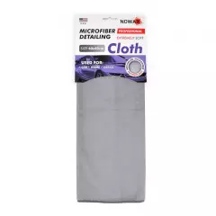 Професійна ганчірка з мікрофібри NOWAX For Detaling ultra-soft 40х40см Сіра
